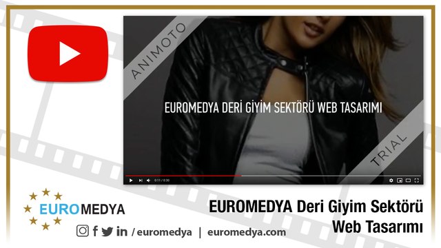 EUROMEDYA Deri Giyim Sektorü Web Tasarımı