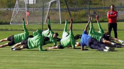 Atiker Konyaspor'un Bolu kampı devam ediyor