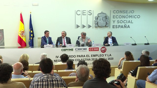 Sellado el pacto salarial que subirá los sueldos un 3%