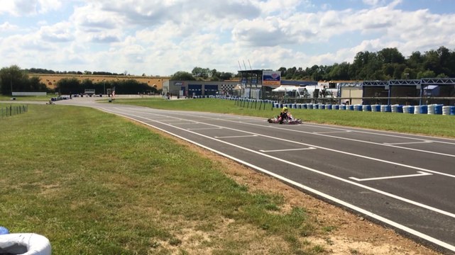 Entraînement des championnats d’Europe de Karting