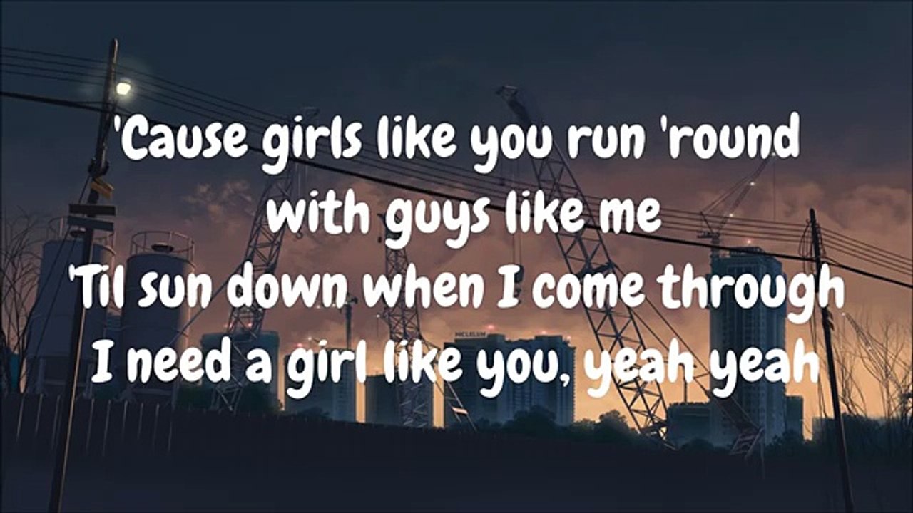 Maroon 5 - Girls Like You (Lyrics) ft. Cardi B