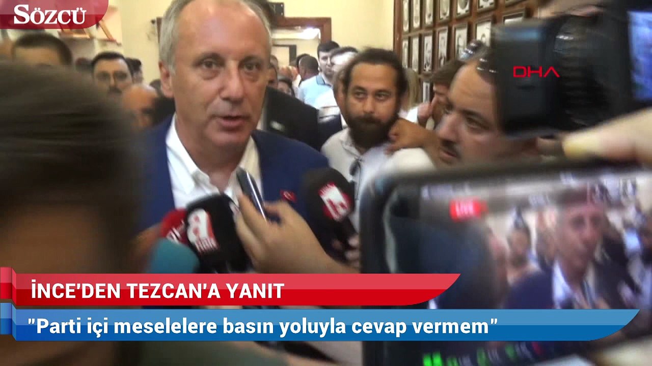 İnce’den Tezcan’ın ‘kurultay yok’ açıklamalarına yanıt