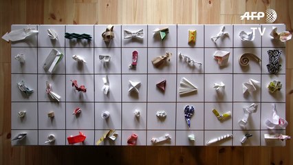 Pourboire à la japonaise: l'origami laissé sur la table