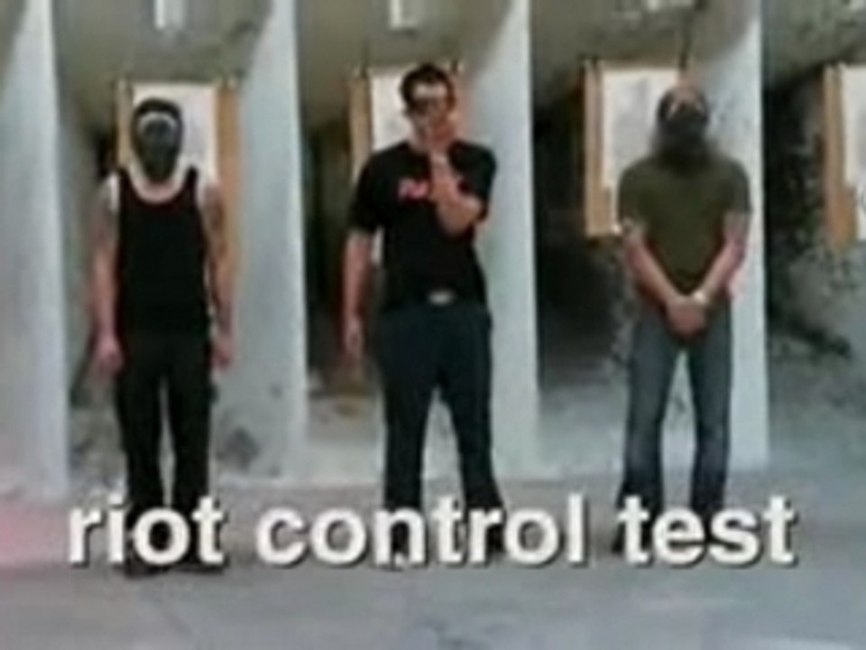 Jackass2 - Riot Control Test