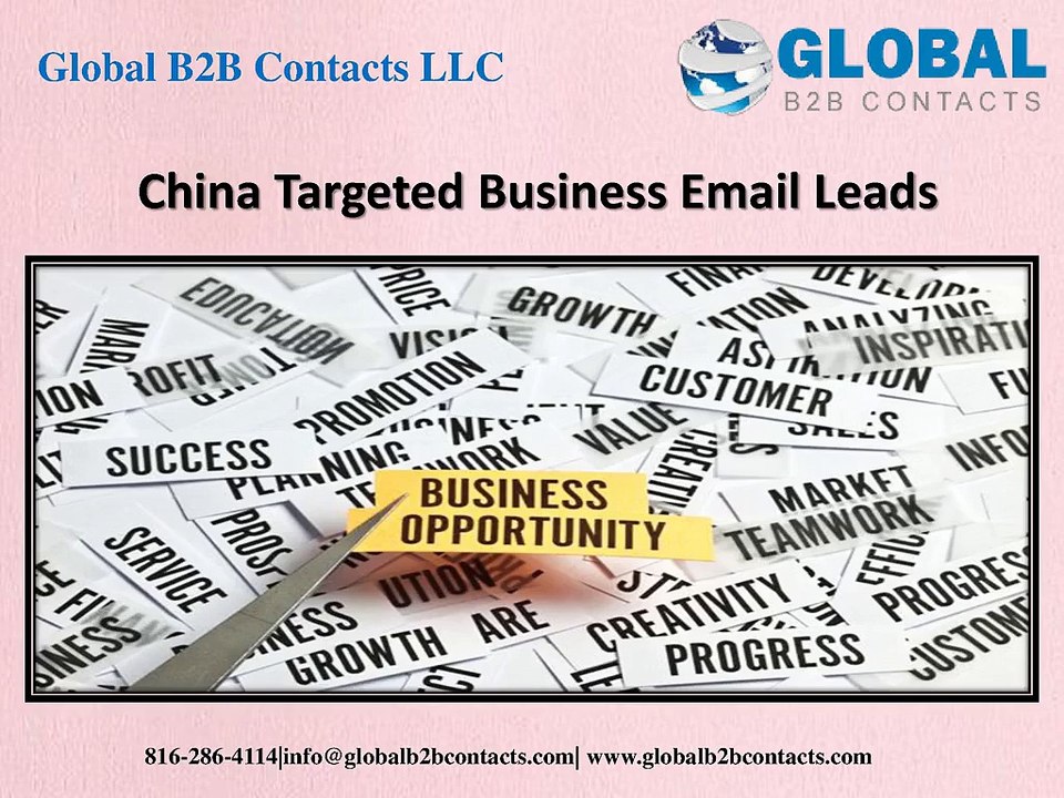 China Targeted Business Email Leads