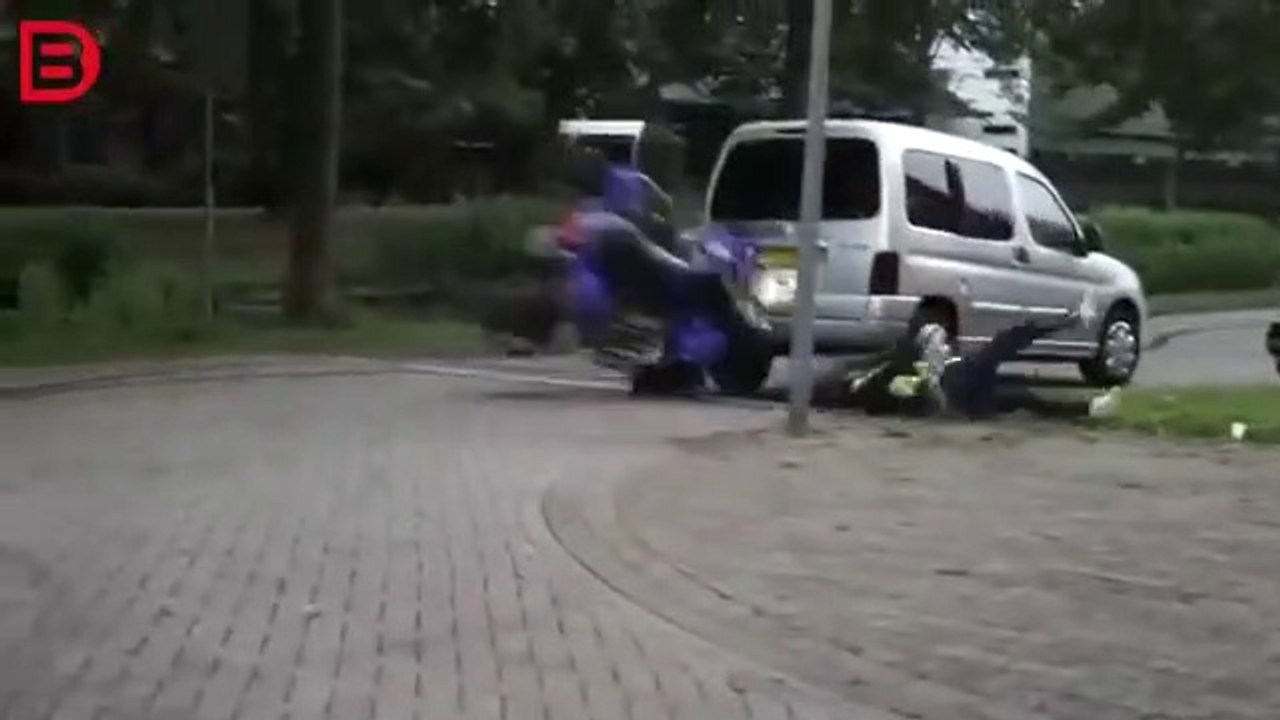Il tente un Burn avec son quad et va le regretter