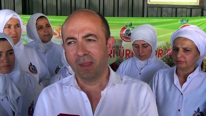 Kabak reçeli yapmayı öğrendiler