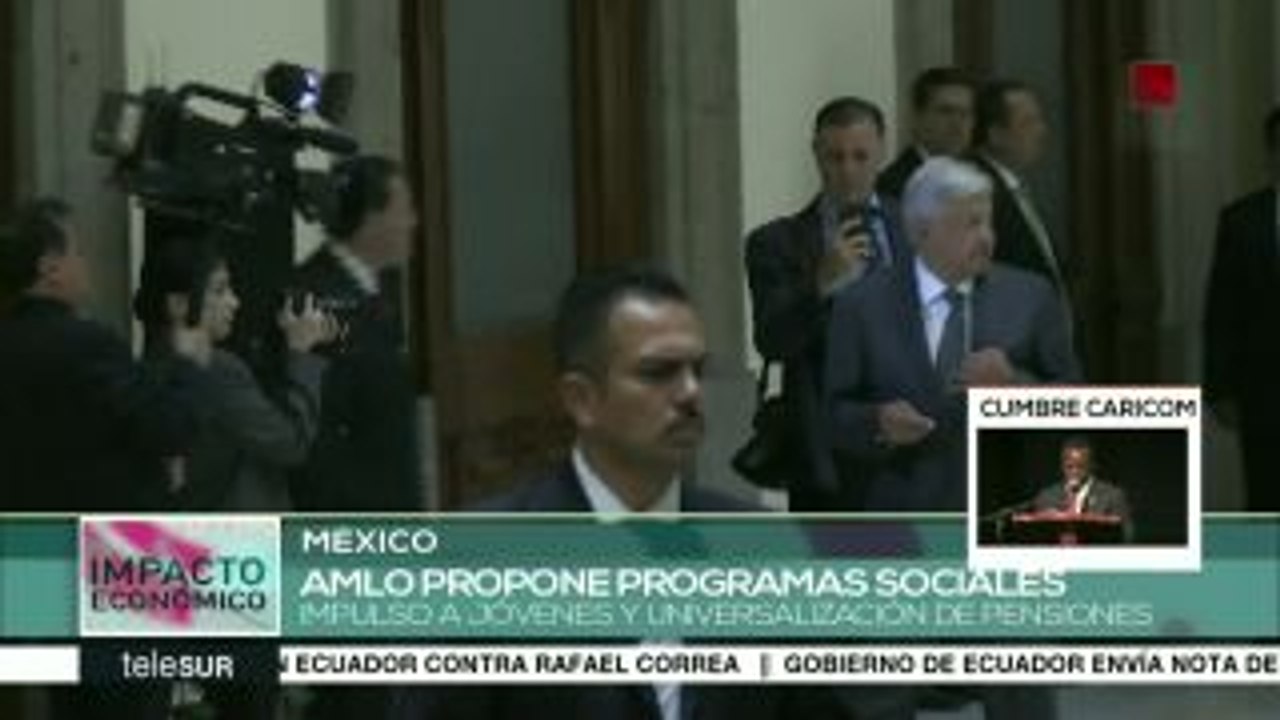 México: AMLO propone programas sociales para impulsar a jóvenes