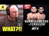 Joe Rogan reacts to Khabib vs Tony Ferguson on Oct 6 at UFC 229 rumors,Miocic on Cormier,Perry