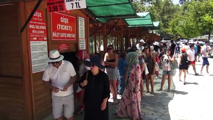 Saklıkent Kanyonu'nda 'sıcak hava' yoğunluğu - MUĞLA