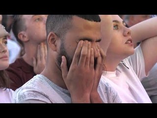 England Fans In Leeds Experience The Highs And Lows Of Colombia Shoot-Out - Russia 2018 World Cup