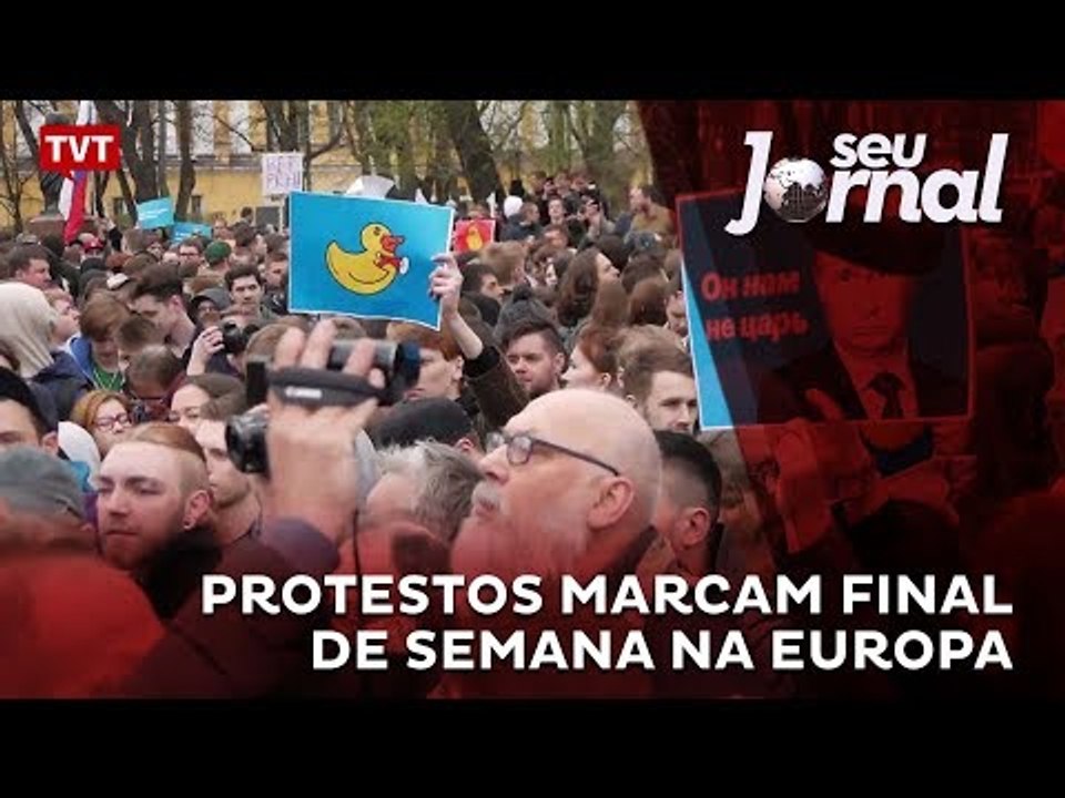 Protestos marcam final de semana na Europa