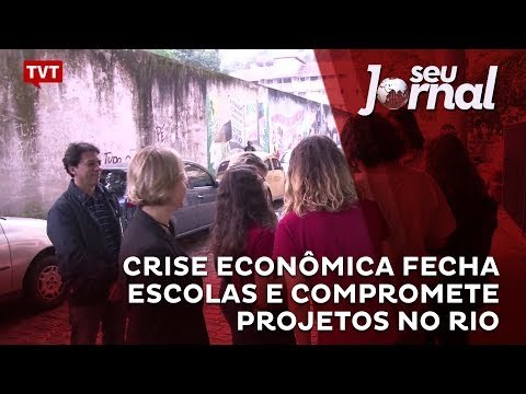 Crise econômica fecha escolas e compromete projetos no Rio