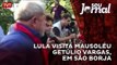 Lula visita mausoléu Getúlio Vargas, em São Borja