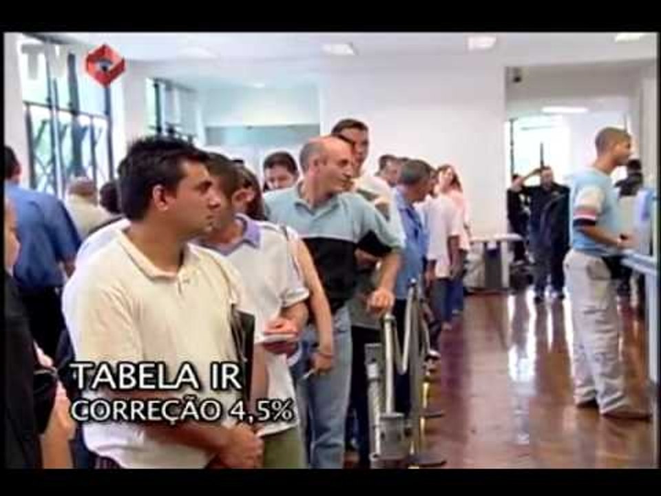 Reajuste imposto de renda - Rede TVT