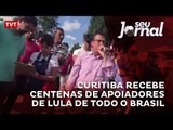 Curitiba recebe centenas de apoiadores de Lula de todo o Brasil