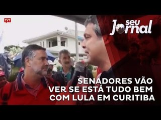 Senadores vão ver se está tudo bem com Lula em Curitiba