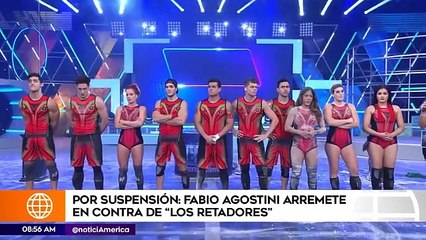 Fabio Agostini tuvo fuerte reacción al ser suspendido