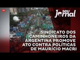 Manifestantes lotam centro de Buenos Aires contra políticas de Macri