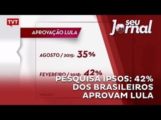 Pesquisa Ipsos: 42% dos brasileiros aprovam Lula