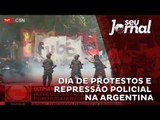 Argentinos vão às ruas contra reformas do governo de Maurício Macri