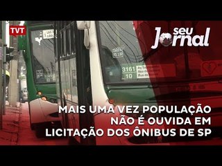 Mais uma vez população não é ouvida em licitação dos ônibus de SP