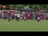 Com gol de Lula, campo Doutor Sócrates Brasileiro é inaugurado