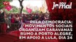 Pela democracia: Movimentos Sociais organizam caravanas rumo a Porto Alegre, em apoio a Lula, dia 24