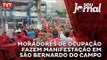 Moradores de ocupação fazem manifestação em São Bernardo do Campo