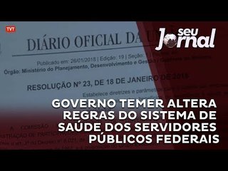 Servidores Públicos Federais terão alteração nos Planos de Saúde
