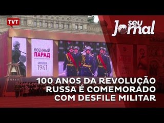 100 anos da Revolução Russa é comemorado com desfile militar