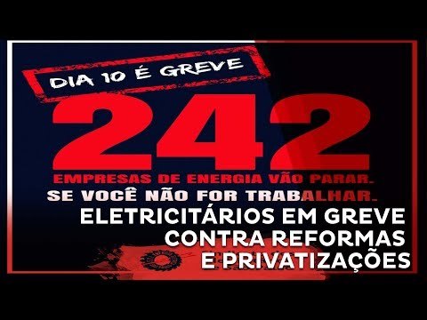 Trabalhadores do Setor de Energia entram em Greve