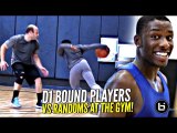 D1 Players vs Randoms Players at The Gym!  Shadow Mountain BOYS   Gianni & Bibby Jr