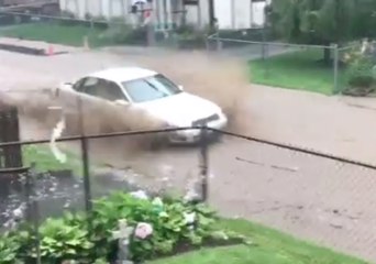 Download Video: Flash Flooding Fills Pittsburgh Streets as More Rain Forecast