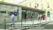 Tristesse au mémorial de la Shoah après la mort de Lanzmann