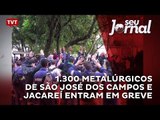 1.300 metalúrgicos de São José dos Campos e Jacareí entram em greve