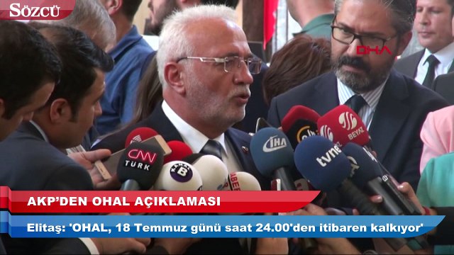 AKP’den flaş OHAL açıklaması!