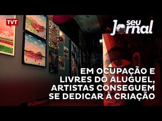 Em ocupação e livres do aluguel, artistas conseguem se dedicar à criação