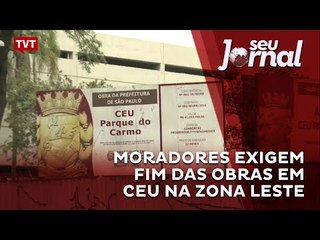 Moradores exigem fim das obras em CEU na Zona Leste