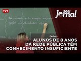 Alunos de 8 anos da rede pública têm conhecimento insuficiente