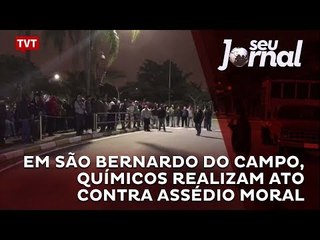 Em São Bernardo do Campo, Químicos realizam ato contra assédio moral