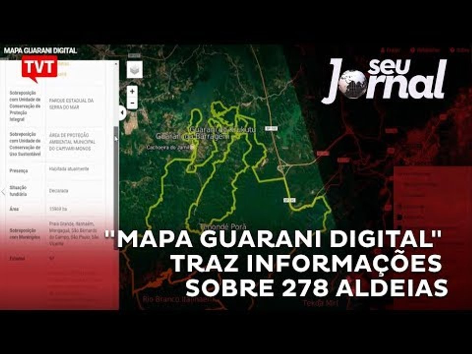 "Mapa Guarani Digital" traz informações sobre 278 aldeias