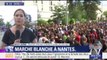 Nantes: des centaines de personnes présentes pour la marche blanche dans le quartier du Breil en hommage au jeune homme tué