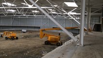 La nouvelle salle d'athlétisme de Saint-Brieuc sort de terre