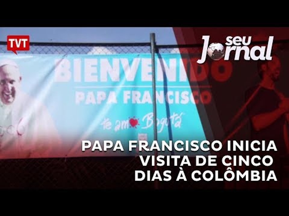 Papa Francisco inicia visita de cinco dias à Colômbia