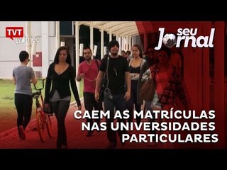 Caem as matrículas nas universidades particulares