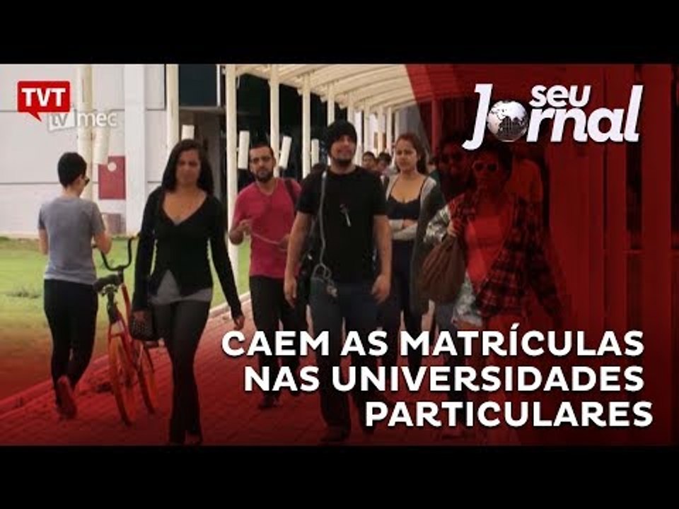 Caem as matrículas nas universidades particulares