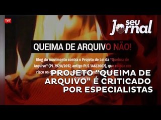"Queima de arquivo" é criticado por especialistas
