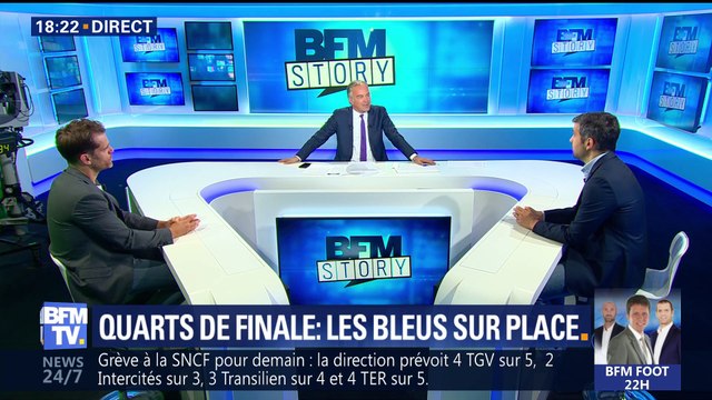 Quarts de finale: les Bleus sur place