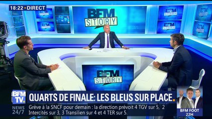 Quarts de finale: les Bleus sur place